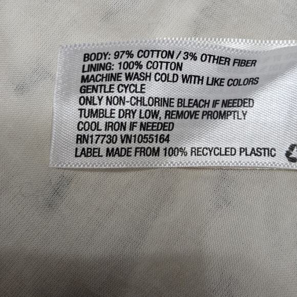 White Metallic Dot Mini Dress Size Medium - Picture 5 of 6